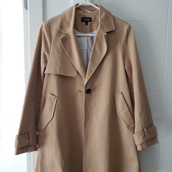Topshop beige trench coat - Picture 1 of 3